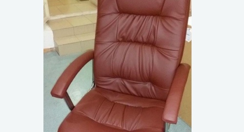 Обтяжка офисного кресла. Петрозаводск
